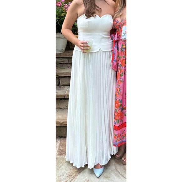 ANTONIO MELANI | Dresses | Antonio Melani Billie Crepe Strapless Dress  Ivory Size 6 | Poshmark
